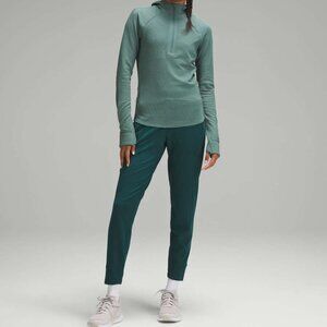 Lululemon Its Rulu Run Fleece High-Rise Jogger *Full Length Storm Teal Sz 12